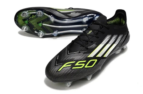 F50 Languette SG - - Electric Stealth - Noir/Jaune Fluo/Argenté