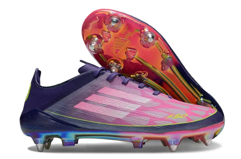 F50 Languette 2 SG - Rose/Violet/Jaune Fluo