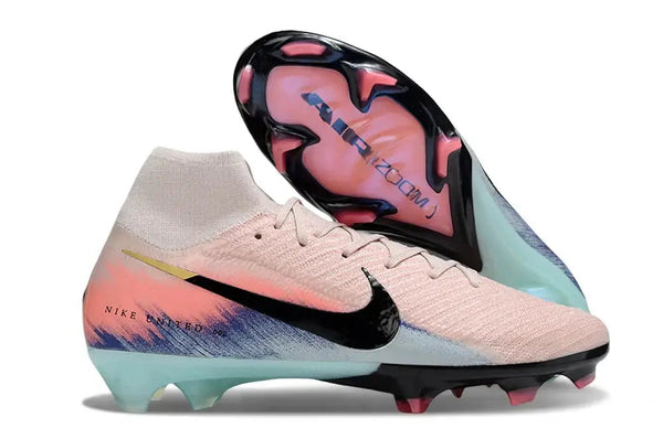 MERCURIAL SUPERFLY 10 ELITE FG UNITED - SILT RED/BLEU