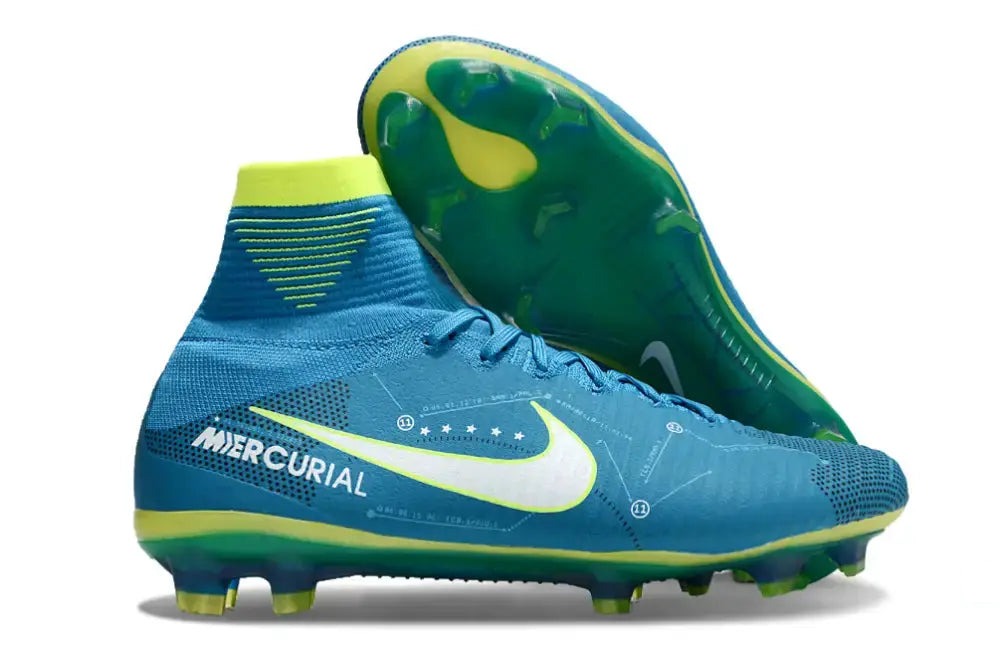 Mercurial Superfly 5 FG Bleu/Jaune