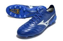 Morelia Neo 4 Elite FG/AG - Bleu/Blanc/Doré