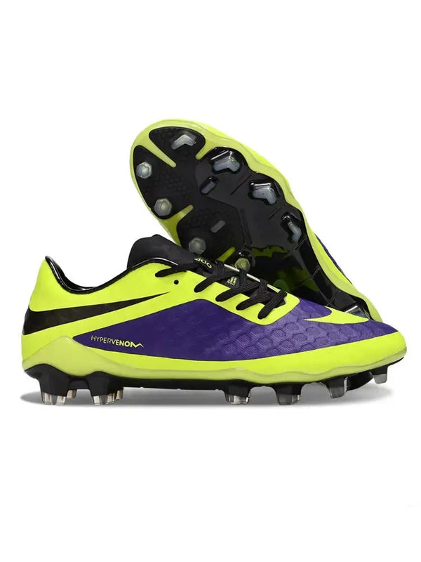 New Hypervenom Phantom 1 FG - Neon/Lilla/Sort