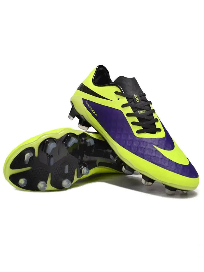 Crampons New Hypervenom Phantom 1 Elite FG - Néon/Lilas/Noir