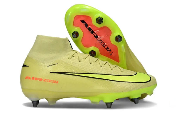 Air Zoom Mercurial Superfly 10 SG Max Voltage - Vert/Jaune Fluo/Orange