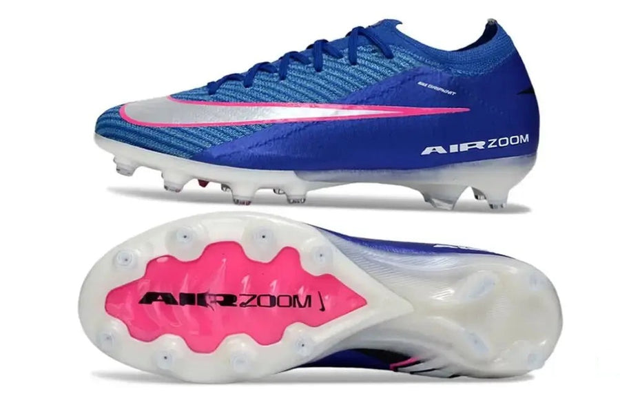 Crampons Mercurial Vapor 16 Elite AG Attack Pack - Bleu/Argent/Rose