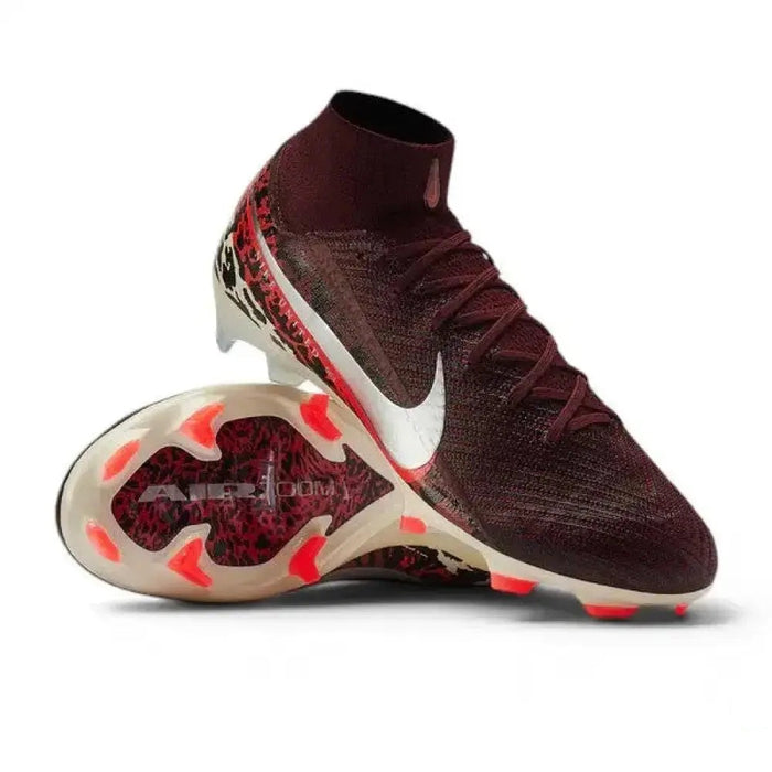 Crampons Mercurial Superfly 10 Elite FG United - Bordeaux/Argenté/Universal Red/Gris