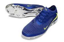 Phantom 6 Elite Low Cut FG - Bleu/Argenté/Jaune Fluo
