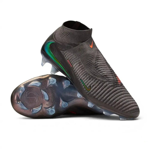 Nike Phantom 6 High Elite FG Heat-Up - Cendre Moy/Or Ambré/Noir