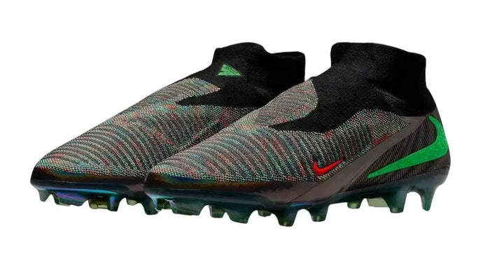 Crampons Phantom 6 Elite High Cut FG x EA Sports - Noir/Vert/Multicouleur