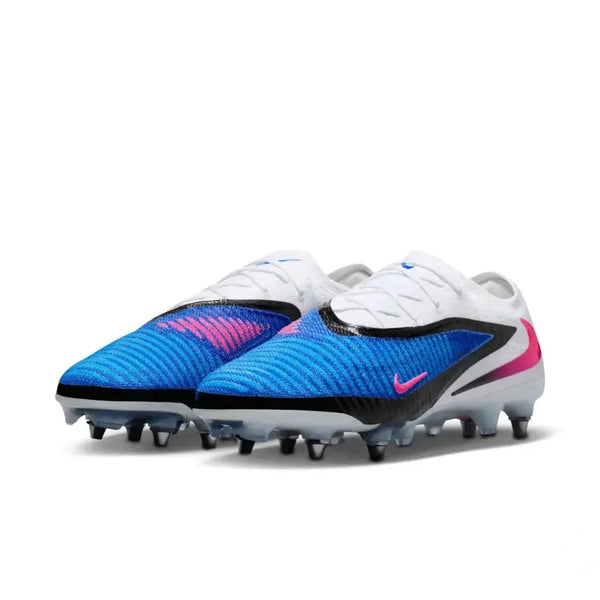 Nike Phantom 6 Elite Low Cut SG Attack Pack - Bleu/Blanc/Noir/Rose
