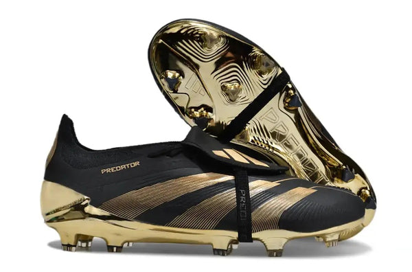 Adidas Predator 24 Elite Fold-over Tongue FG Belligold - Noir/Doré Édition Limitée