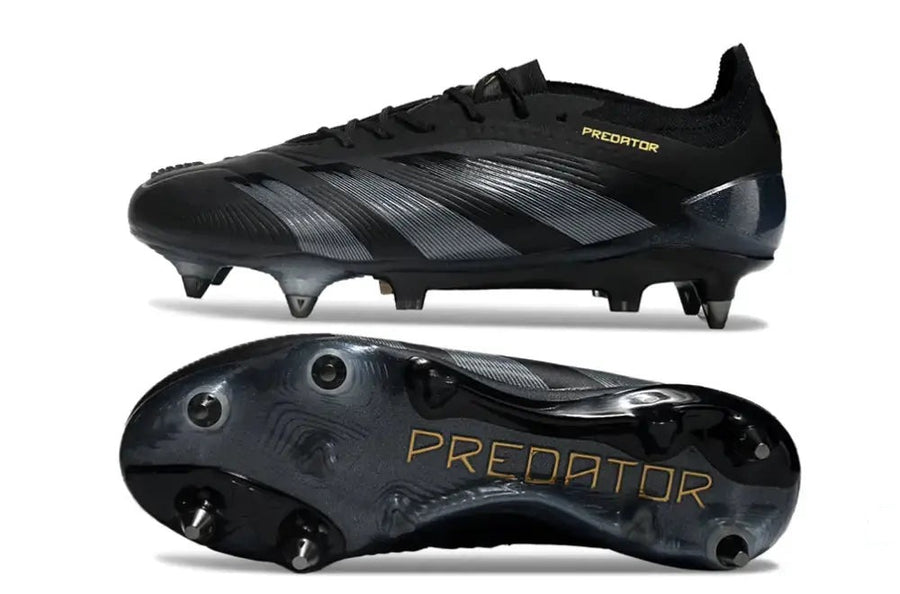 Crampons Predator 24 Elite SG Dark Spark - Noir/Gris/Doré