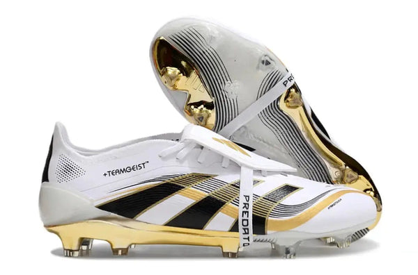 Predator 25 Elite Fold-over Tongue FG +Teamgeist Blanc OR