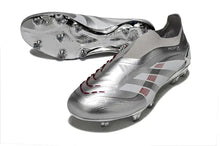 Predator 25 Laceless FG - Argent/Bordeaux