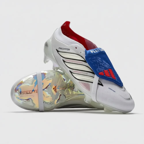 Adidas Predator 26 Elite Fold-over Tongue FG Jude Bellingham - Blanc/Bleu/Rouge