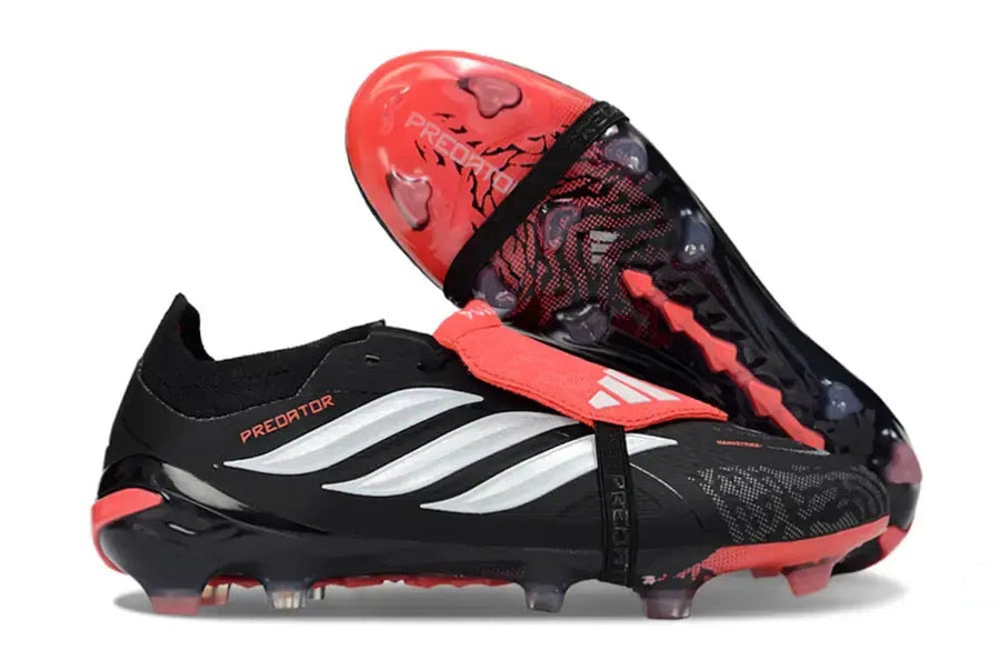 Crampons Predator 26 Elite Fold-over Tongue FG Immortal DNA - Noir/Rouge/Blanc