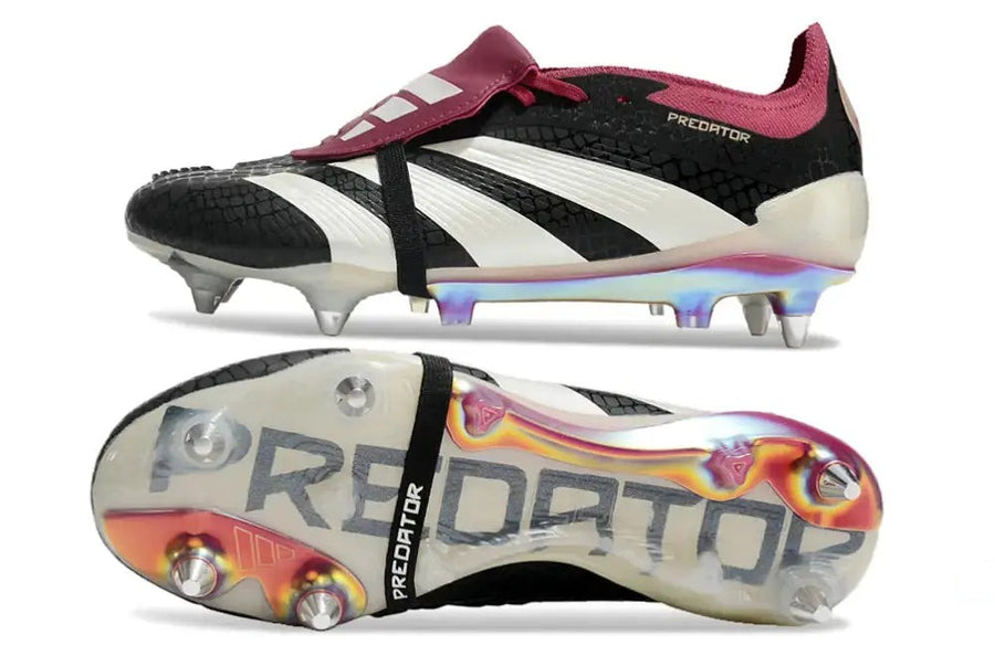 Crampons Predator 30 Elite SG - Noir/Blanc/Legacy Burgundy Édition Limitée