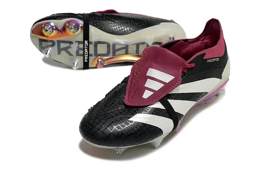 Crampons Predator 30 Elite SG - Noir/Blanc/Legacy Burgundy Édition Limitée