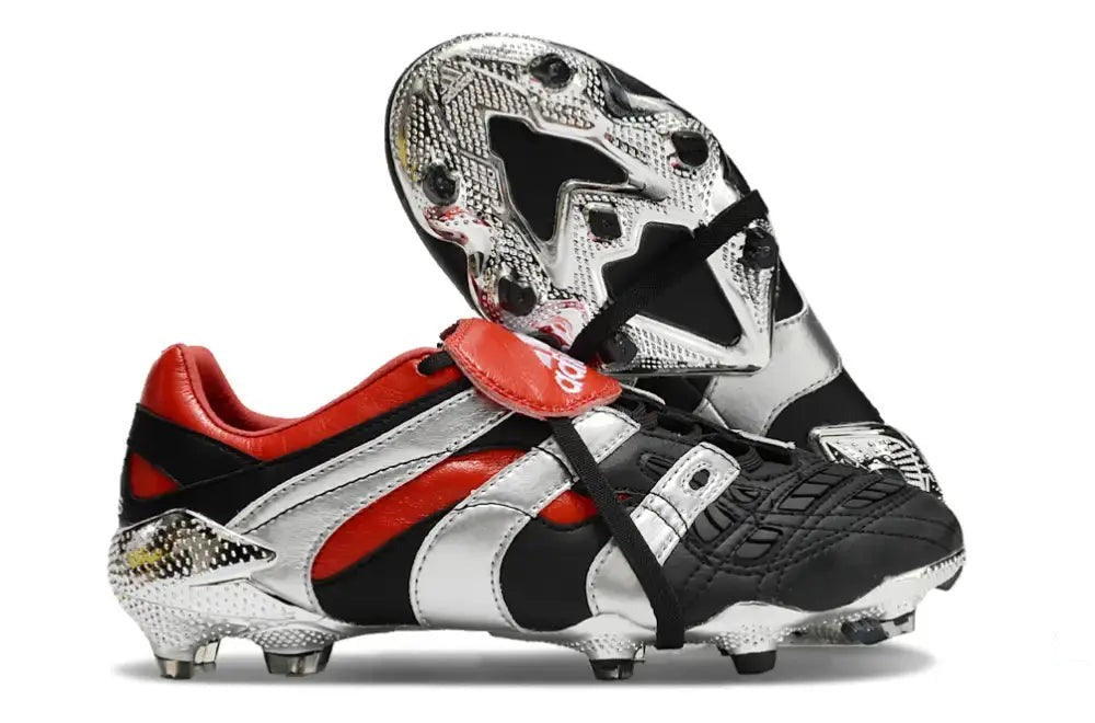 Crampons Predator Accelerator Elite - Noir/Argent/Rouge