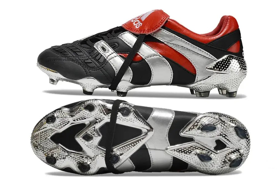 Crampons Predator Accelerator Elite - Noir/Argent/Rouge
