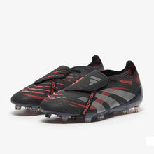 Predator 25 Elite Fold-over Tongue FG Stealth Victory - Noir/Gris/Lucid Red
