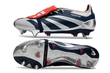 Predator Elite Fold-over Tongue SG Roteiro - Argenté/Bleu marine/Rouge ÉDITION LIMITÉE