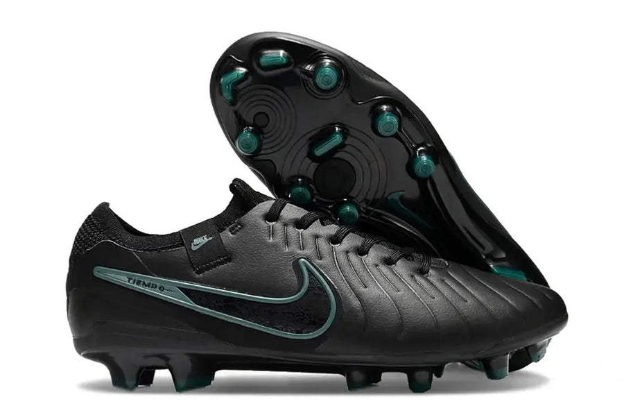 Crampons Tiempo Legend 10 Elite FG Shadow - Noir/Vert