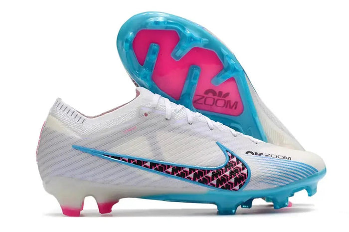 Crampons Vapor 15 Elite FG Blast Pack - Blanc/Bleu