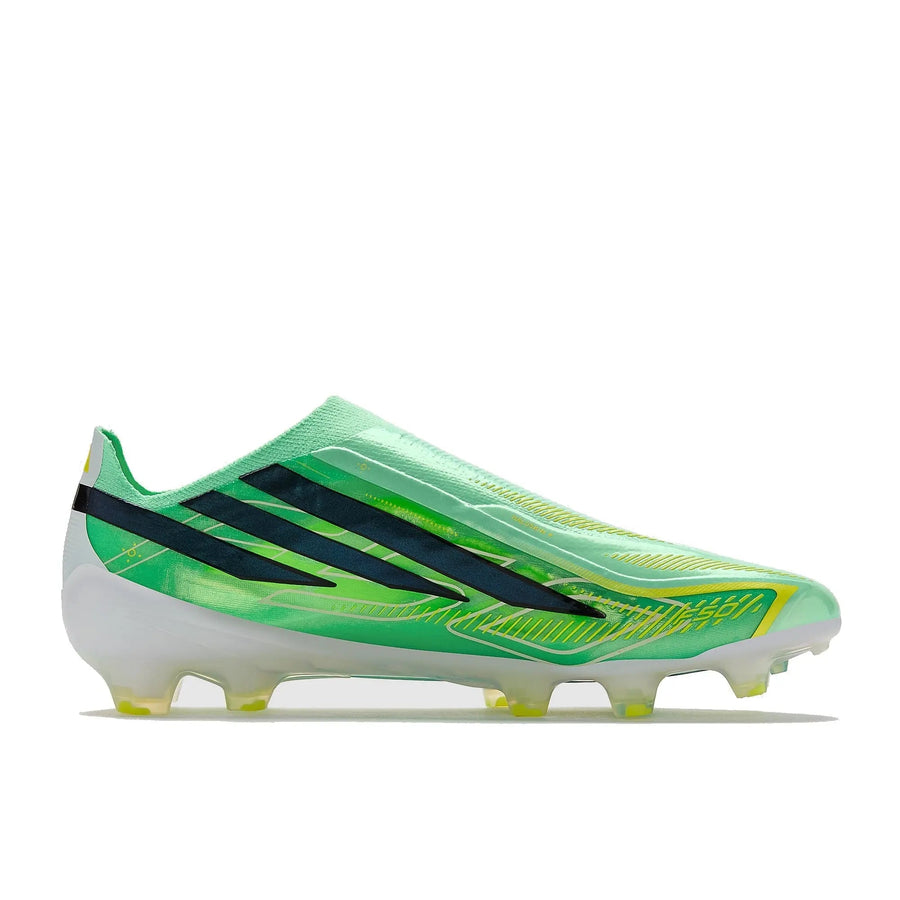 Crampons F50 Hyperfast Elite Laceless FG Final Rush - Vert Menthe/Noir/Jaune