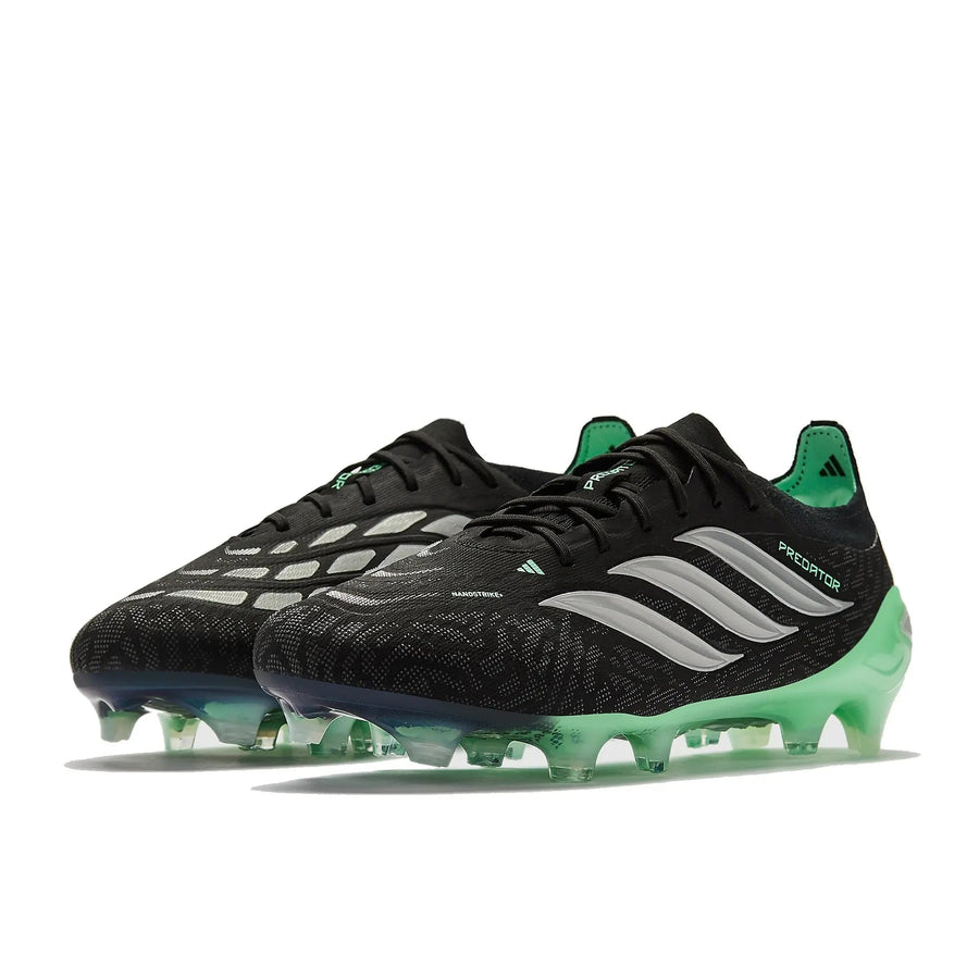 Crampons Predator 26 Elite FG Final Rush - Noir/Argenté/Vert Menthe