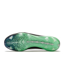 Crampons Predator 26 Elite Laceless FG Final Rush - Noir/Argenté/Vert Menthe – vue 4
