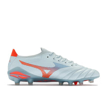 Crampons Morelia Neo 5 Beta Elite FG Serene Spark - Bleu/Bleu Ciel/Orange – vue 1
