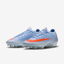 Crampons Mercurial Vapor 17 Elite FG Nike United - Bleu/Orange – vue 5